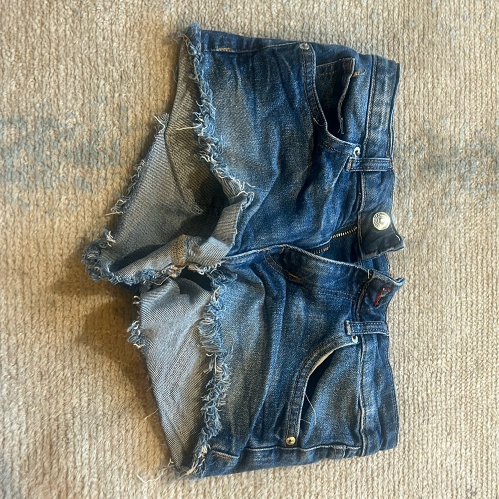 NAVY blue short shorts